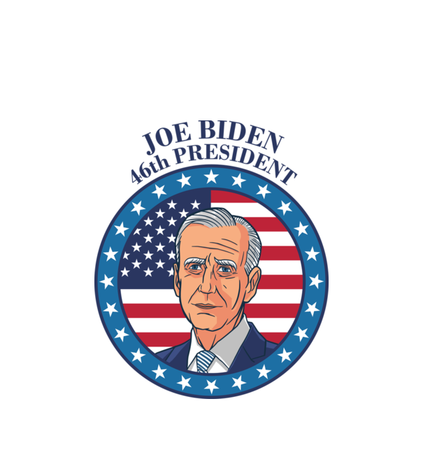 Joe Biden cel de-al 46-lea președinte al SUA model alb pe tricou