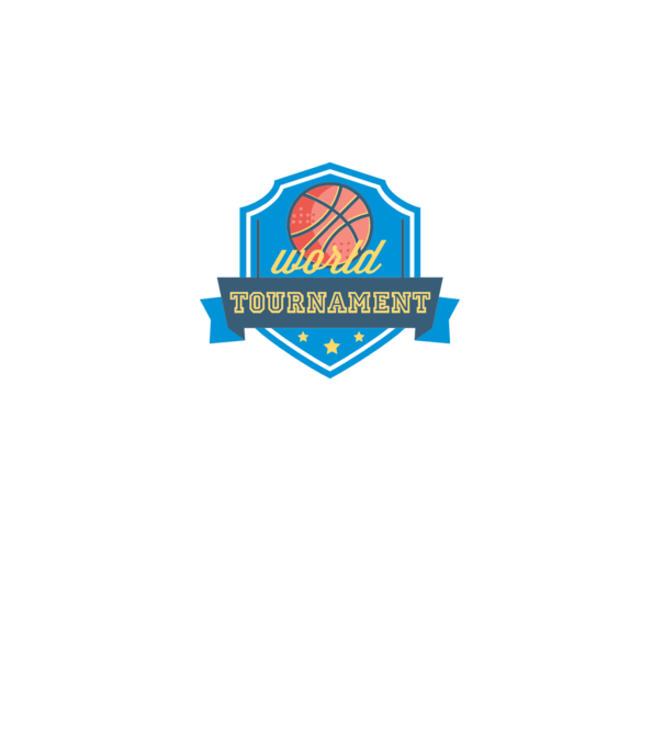 Basketball Tournament model negru pe tricou