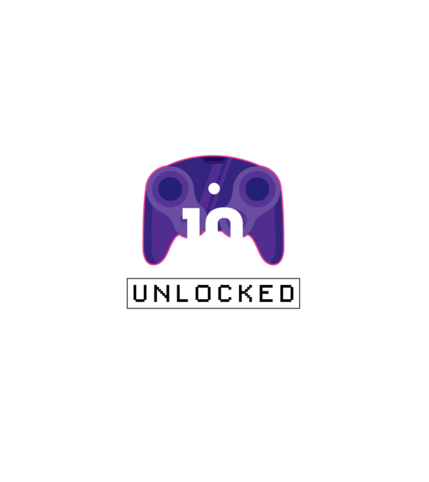 Level 10 Unlocked Gamer Birthday model negru pe tricou