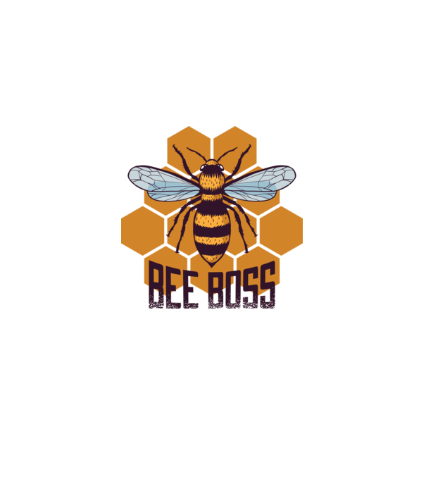 Bee Boss Șef Apicultor model alb pe tricou