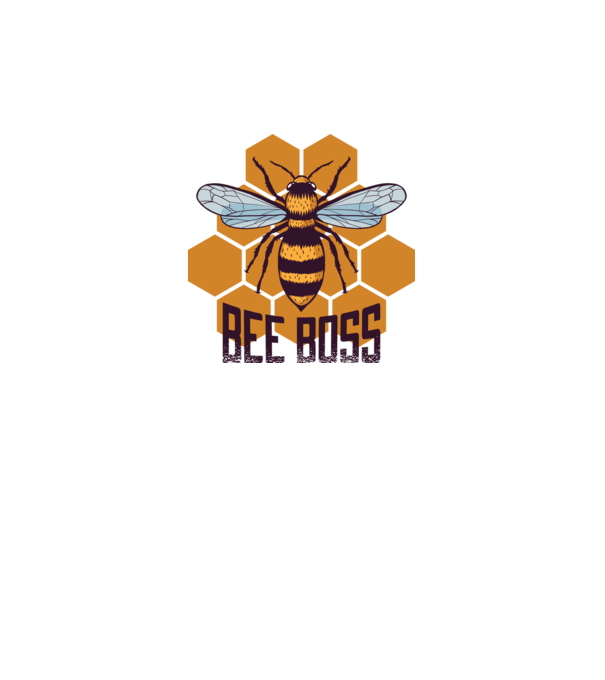 Bee Boss Șef Apicultor model gri pe tricou