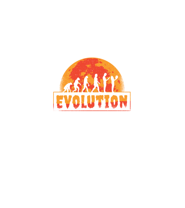 Evoluție Horror model negru pe tricou