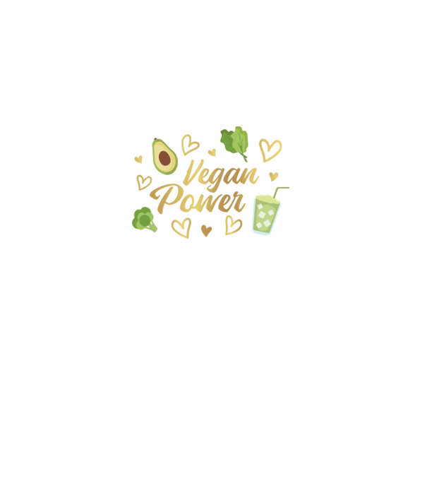 Vegan Power tricou vegan model albastru închis pe tricou