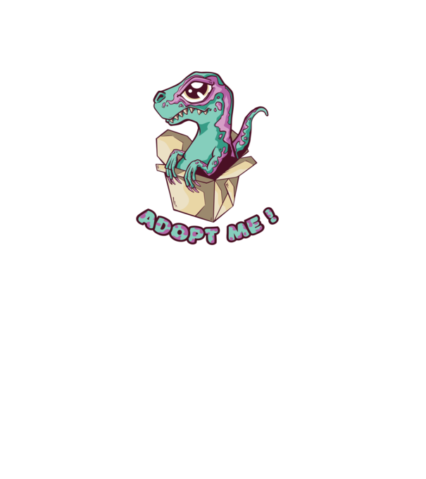 Raptor drăguț model albastru deschis pe tricou
