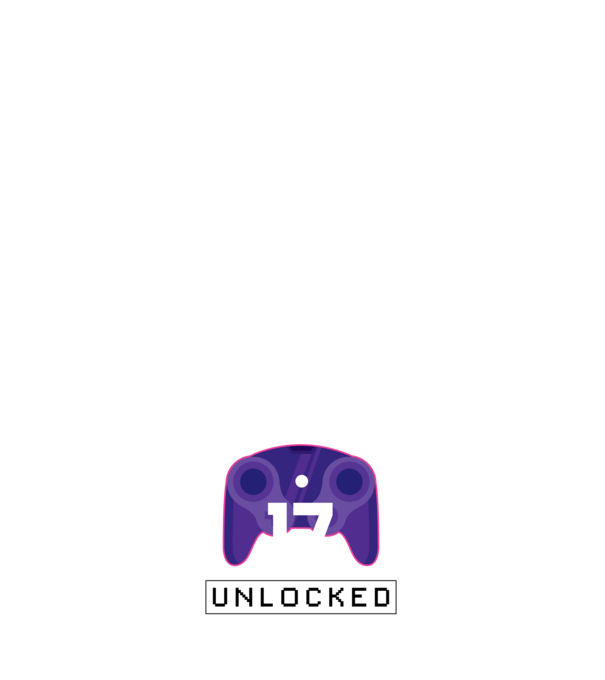 Level 17 Unlocked Gamer Birthday model albastru închis pe tricou