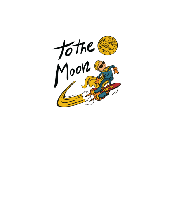 To the Moon Bitcoin model negru pe tricou