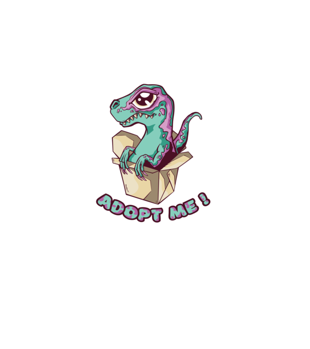 Raptor drăguț model albastru deschis pe tricou