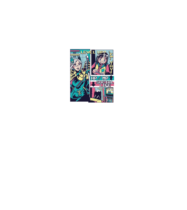 Anime Vaporwave benzi desenate model gri pe tricou
