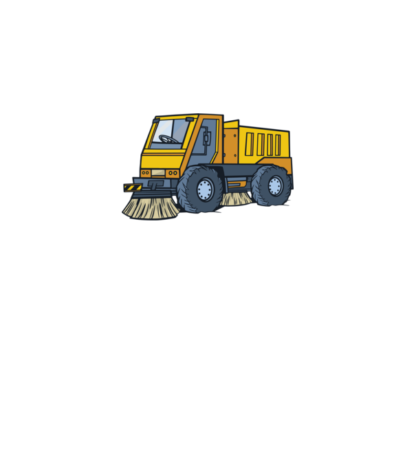 Camion spălare străzi model gri pe tricou