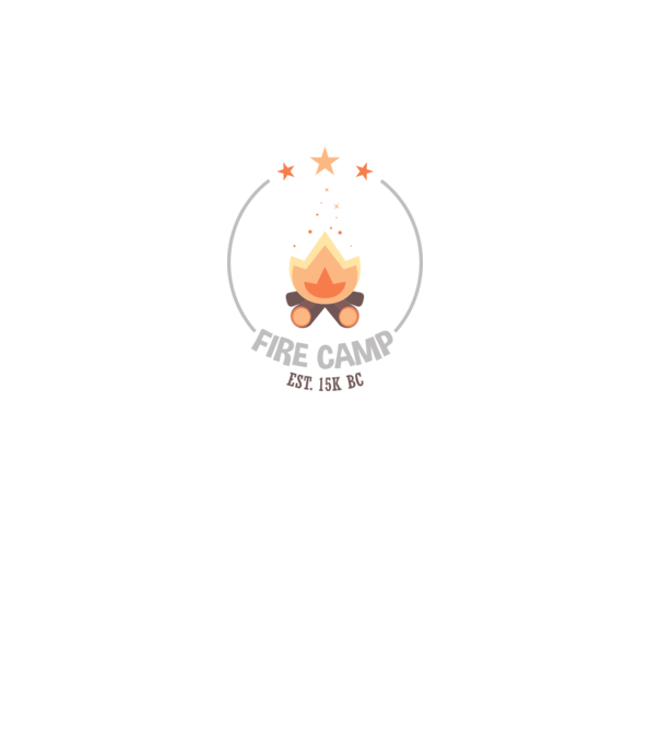 Fire Camp est. 15k BC model turcoaz pe tricou