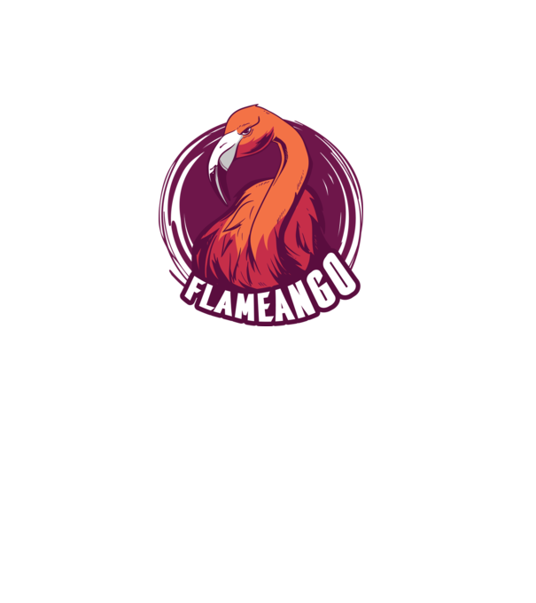 Flamingo model roz deschis pe tricou