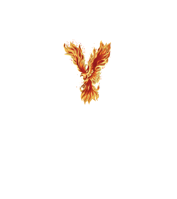 Pasărea Phoenix model turcoaz pe tricou