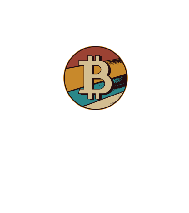Bitcoin retro model negru pe tricou