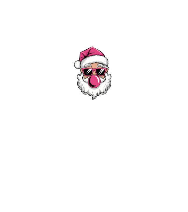 Bubble gum Santa 2 model gri pe tricou