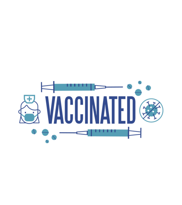 Sunt vaccinat model alb pe tricou