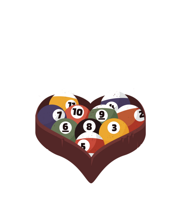 I break hearts - Biliard model negru pe tricou