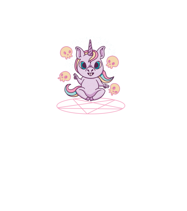 Unicorn invocare model mov pe tricou