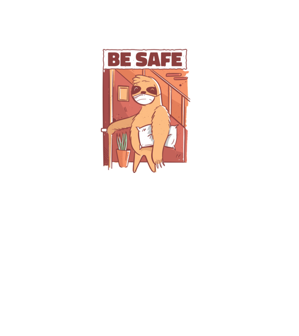 Leneș Be Safe model negru pe tricou