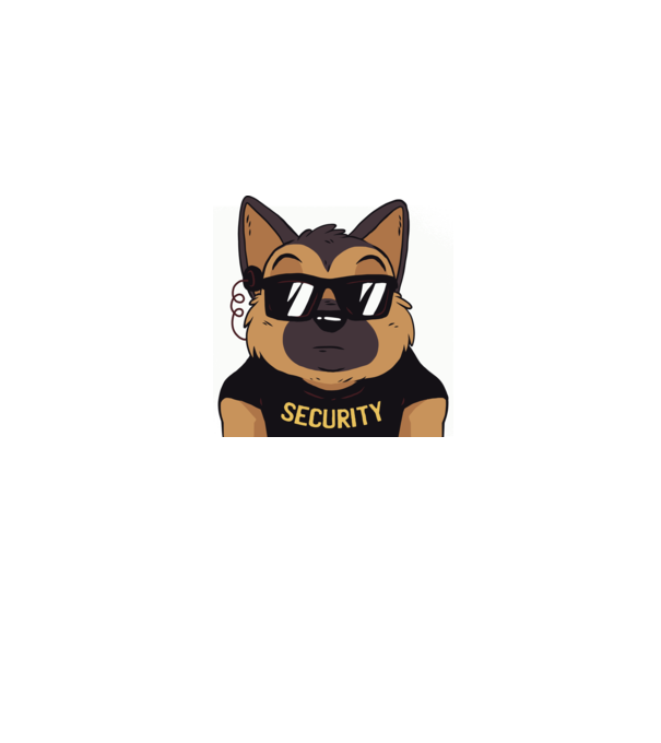 Ciobănesc german Security tricou amuzant cu Câine model gri pe tricou