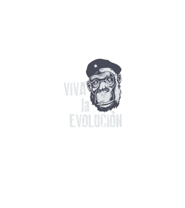 Viva La Evolucion model roșu pe tricou