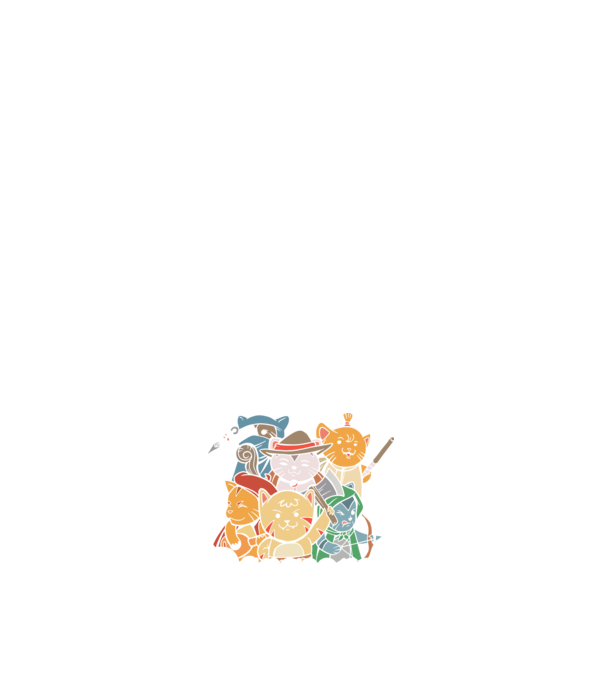Dungeons and Cats - Joc de rol cu pisici model albastru închis pe tricou