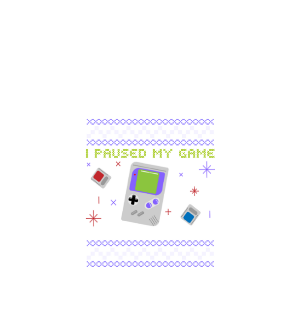 I paused my game to be here - Gamer pulovăr urât model negru pe tricou