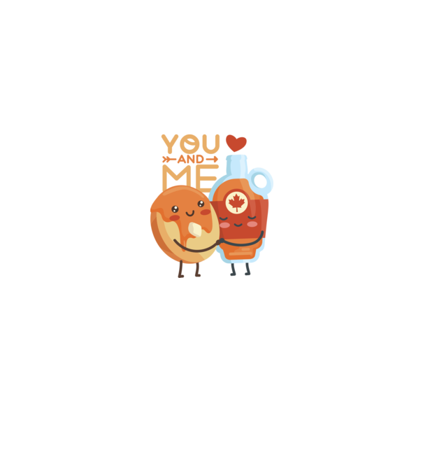 'You and Me tricou cuplu pentru Valentine''s Day' model negru pe tricou