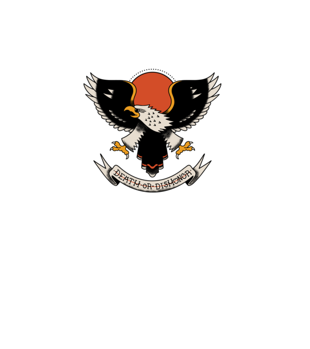 Eagle Tatuaj model turcoaz pe tricou