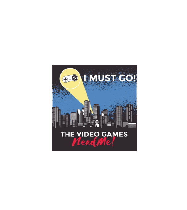 Video games need me - I must go tricou amuzant Gamer model gri pe tricou