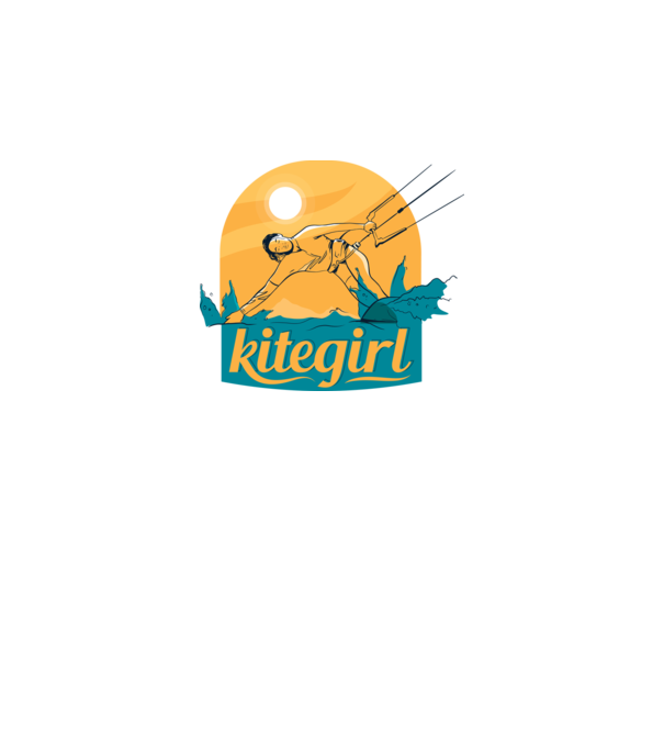 Tricou Kitegirl Kitesurf model alb pe tricou