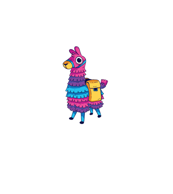 Fortnite LLama - Tricou gamer cu lama model negru pe tricou