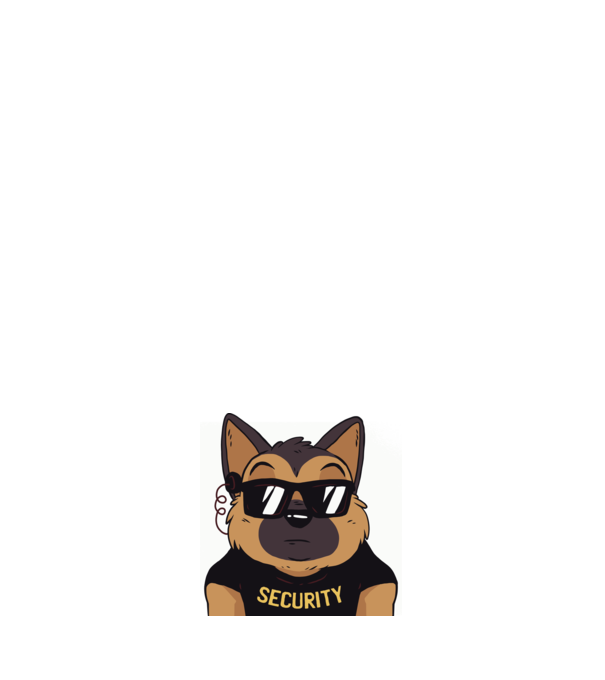 Ciobănesc german Security tricou amuzant cu Câine model albastru deschis pe tricou