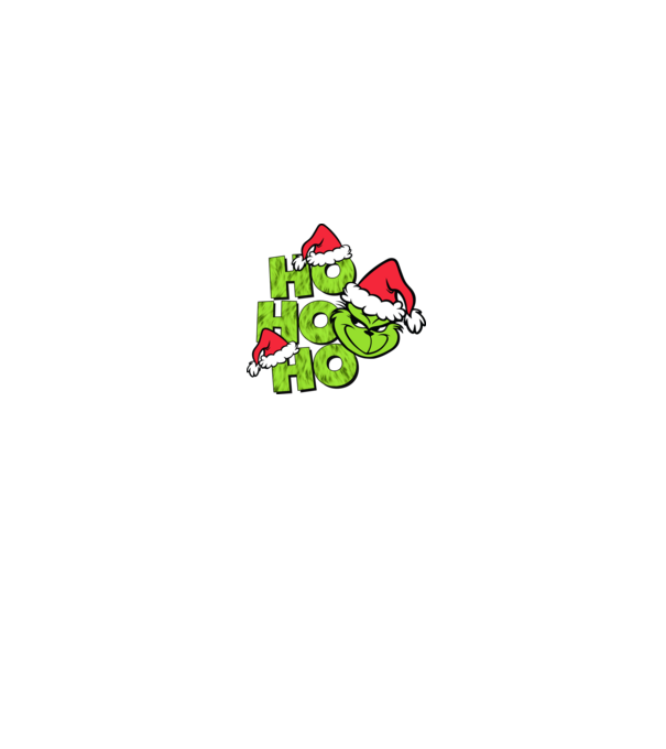 Ho Ho Ho - Grinch model negru pe tricou