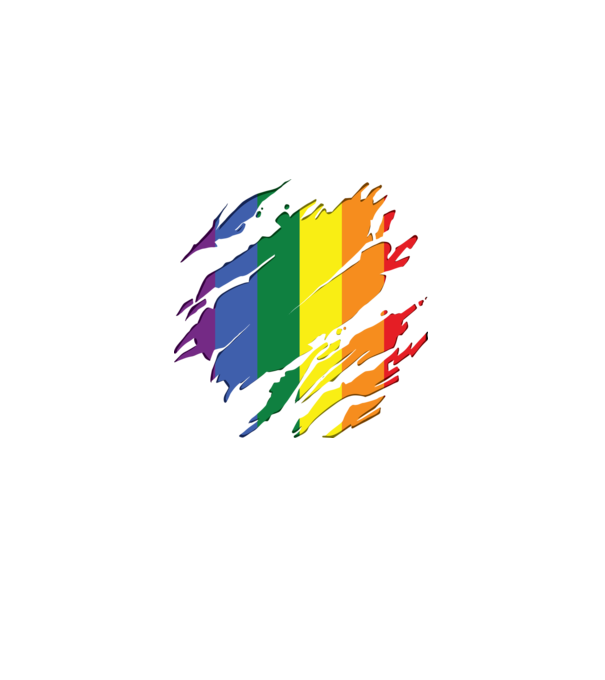 Steag LGBTQ model negru pe tricou