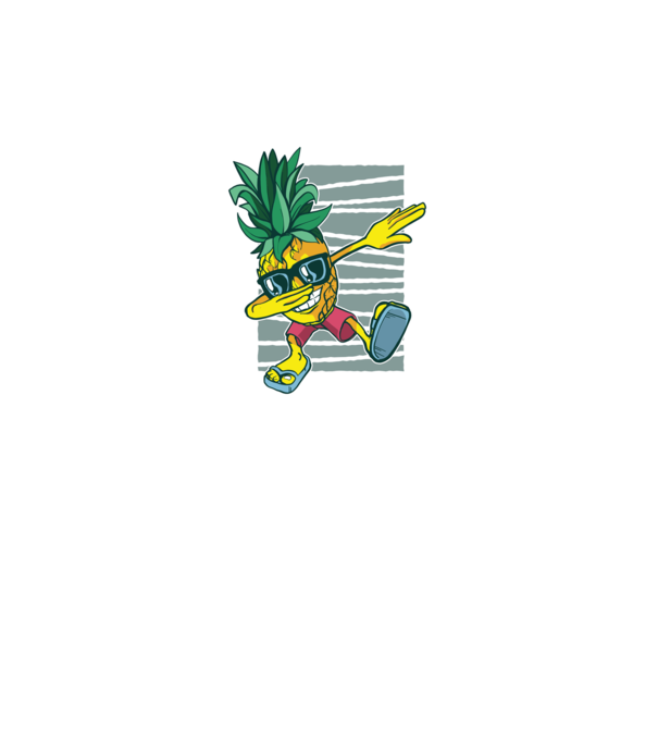 Ananas DAB dans model gri pe tricou