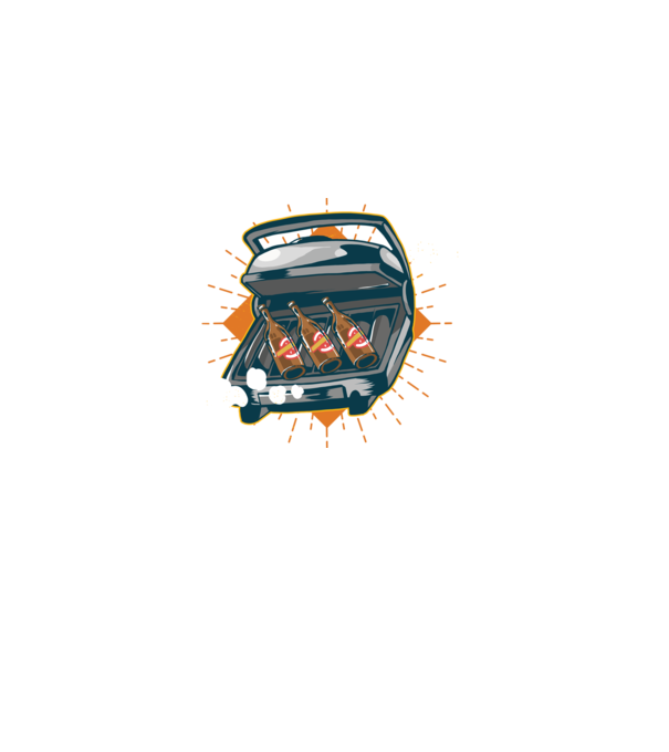 Bere BBQ model negru pe tricou