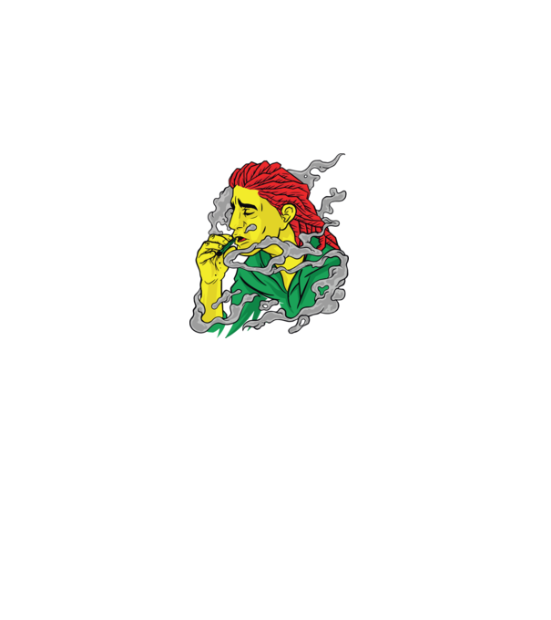 Dreadlock model negru pe tricou