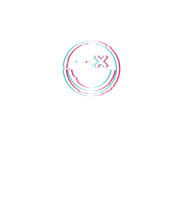 Smile glitch neon tiktok style model gri pe tricou