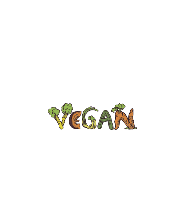 Inscripție legume vegan model alb pe tricou