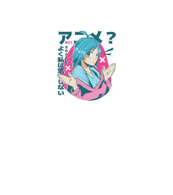 Tricou Anime model alb pe tricou