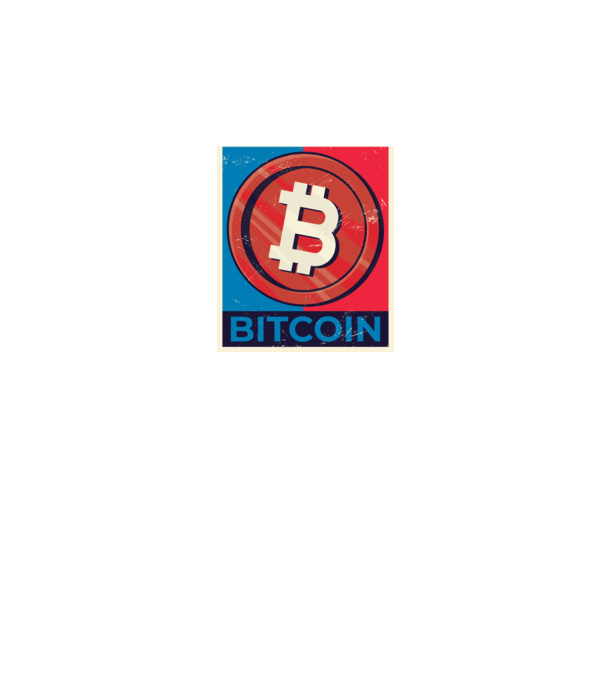 Bitcoin Criptomonedă model negru pe tricou
