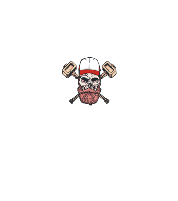 Craniu Viking model gri pe tricou