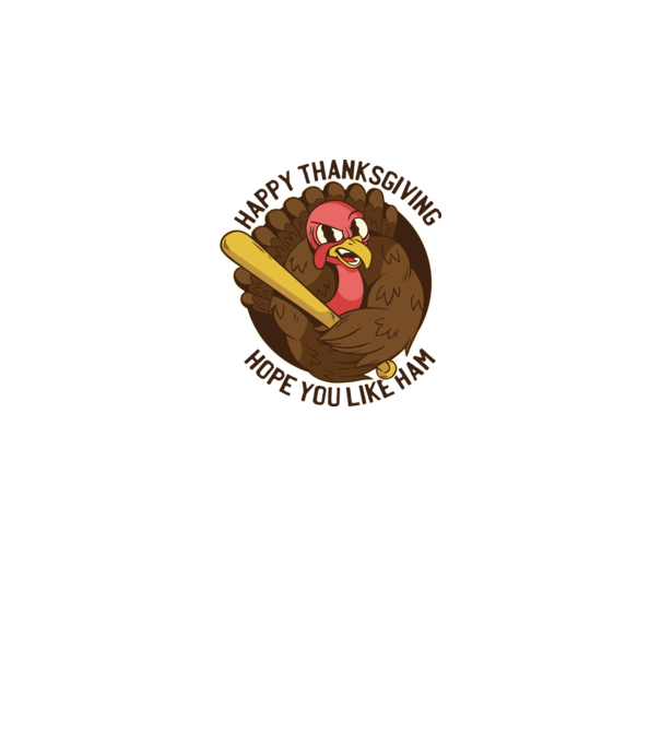 Happy Thanksgiving - Hope you like Ham model gri pe tricou
