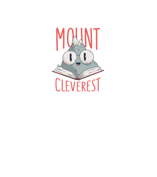Tricou Mount Cleverest model alb pe tricou