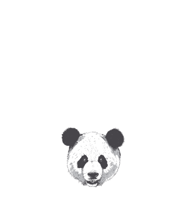 Cap de panda model roz deschis pe tricou