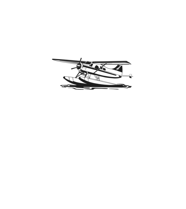Hydroplane avion model alb pe tricou