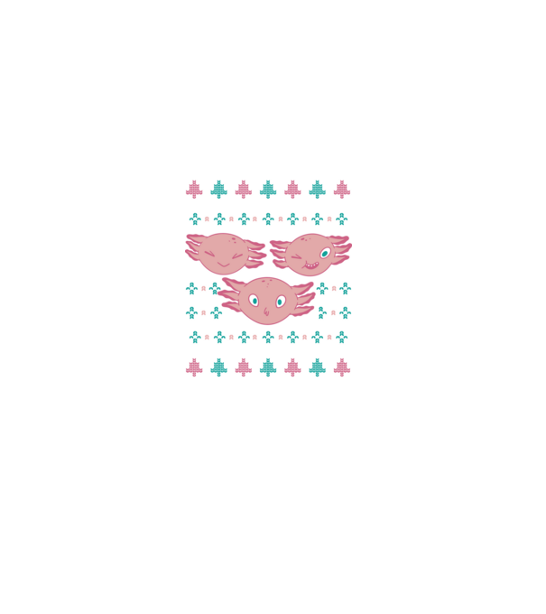 Pulover urât Axolotl model negru pe tricou