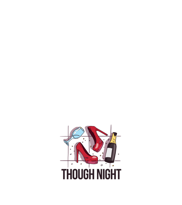 Though Night - seară grea model negru pe tricou