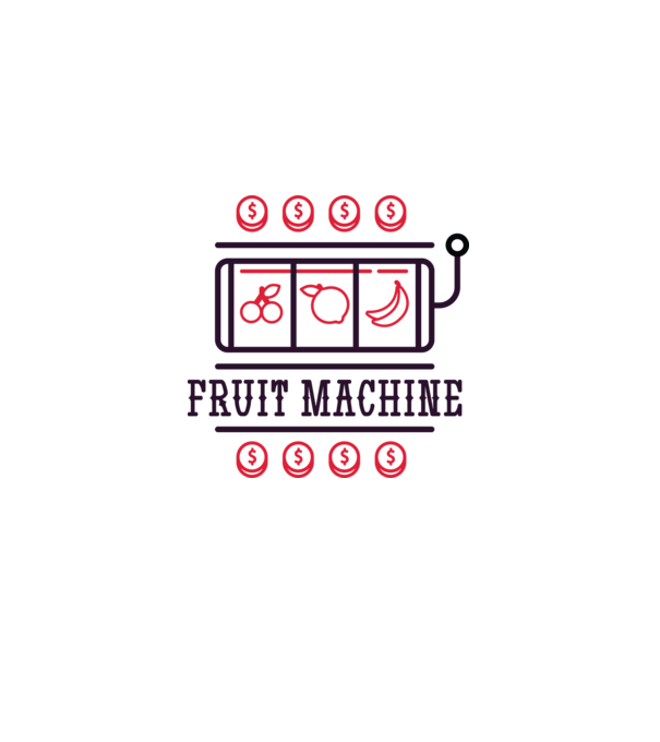 Fruit Machine Slot Machine model alb pe tricou