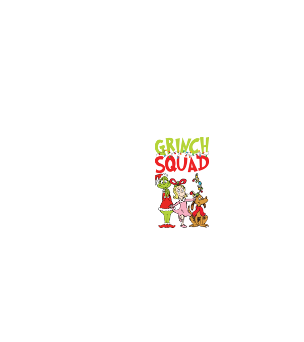 Grinch Squad model negru pe tricou